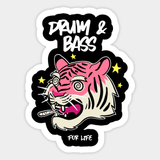 DRUM & BASS - For Life Sticker